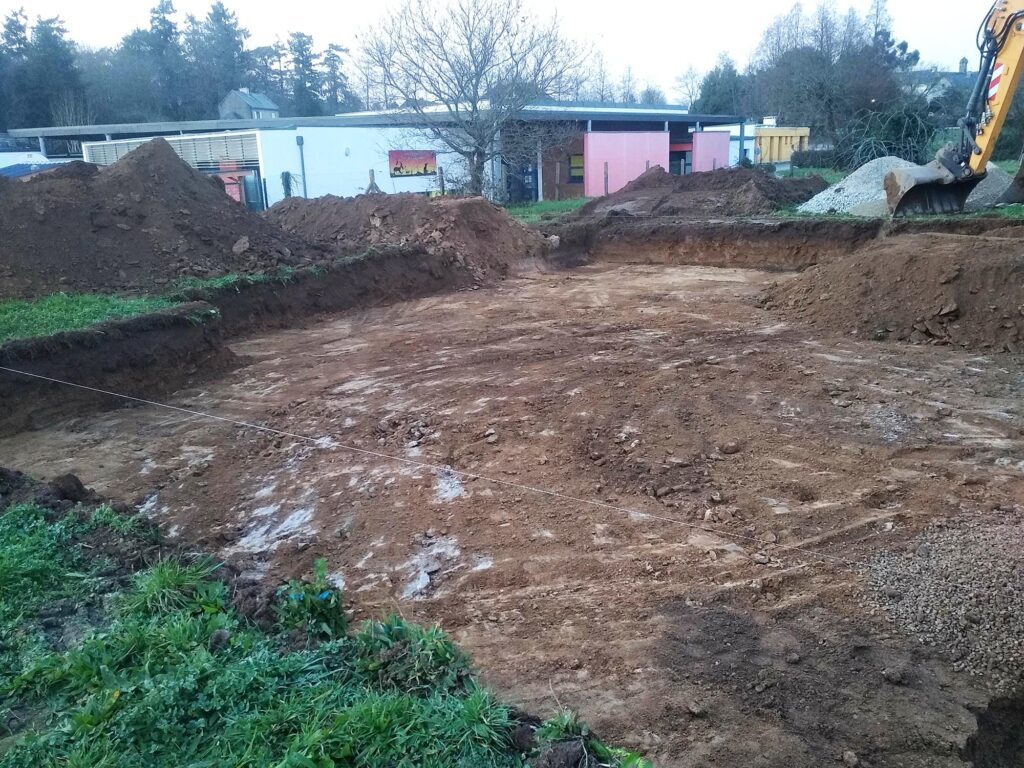 terrassement maison individuelle Brandérion